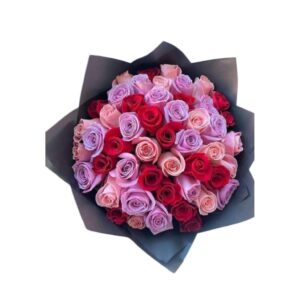 Buquet de Rosas Multicolor 85