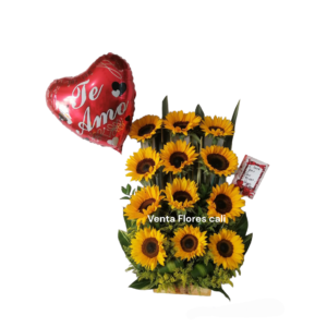 Arrglos con girasoles 28
