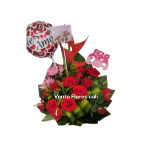 Arreglos florales con rosas 98
