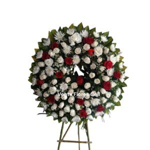 Arreglo Floral Fúnebre Tapizado 60