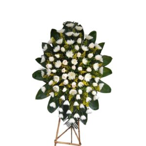 Corona Fúnebre Crisantemo